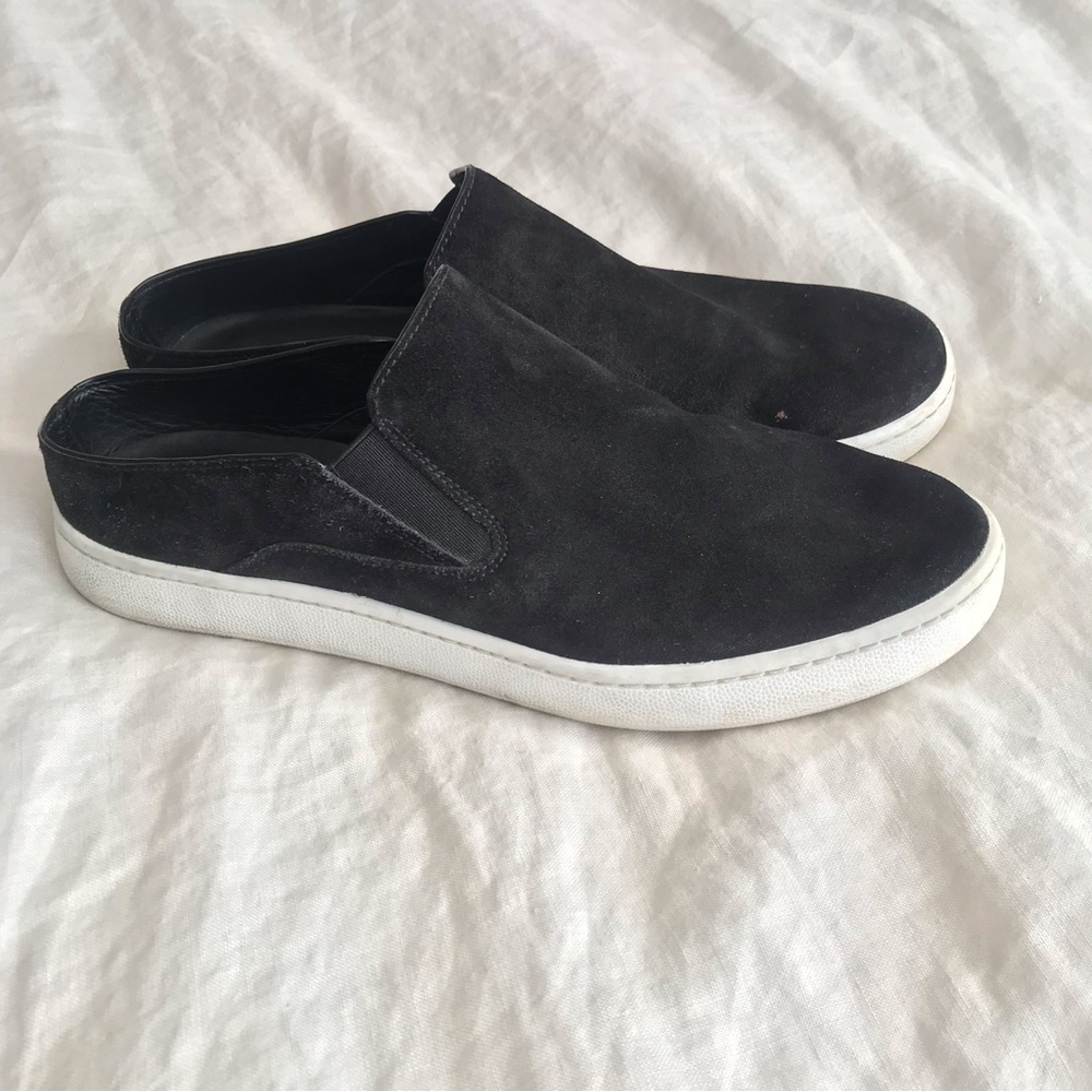 Vince Black Verrell Slip On Sneakers